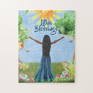 Litha Summer Solstice Blessings Jigsaw Puzzle