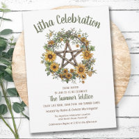 Litha Summer Solstice Sunflower Wreath