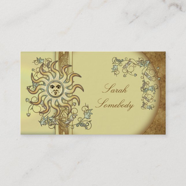 Litha Sun Profile or Business Card (Front)