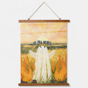 Litha The Midsummer Ghost Hanging Tapestry