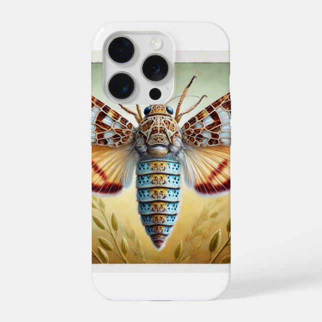 Lithargyrus dorsal view 030924IREF242 - Watercolor iPhone Case (Back)