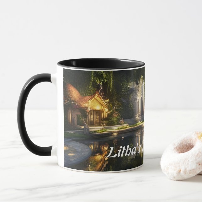 Litha's Morning Tea Mug (With Donut)