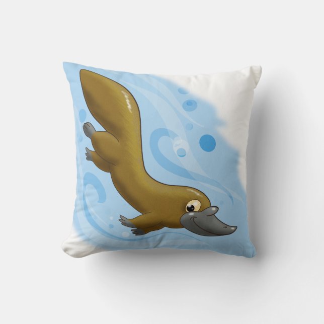 Lithe Platypus Cushion (Front)