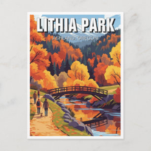 Lithia Park Ashland Oregon Travel Postcard