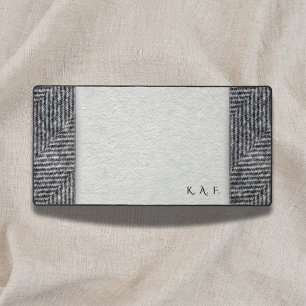 Lithic Record: Personalized Tweed & Blotter Look Desk Mat