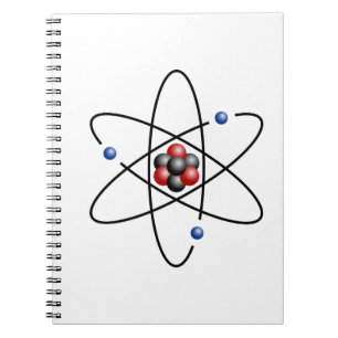 Lithium Atom Chemical Element Li Atomic Number 3 Notebook