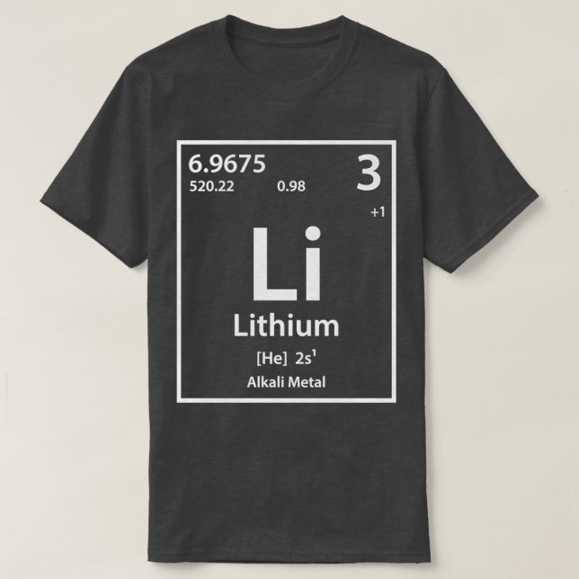 Lithium Element T-Shirt (Design Front)