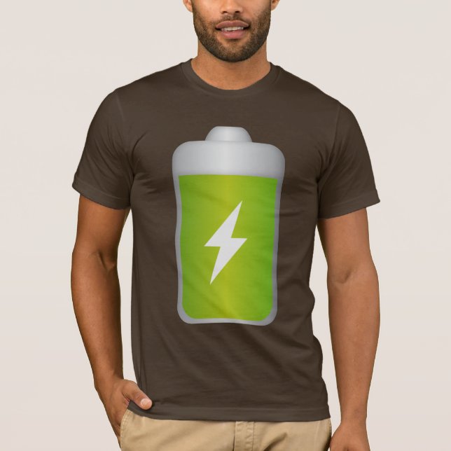 lithium-ion battery Icon T-Shirt (Front)