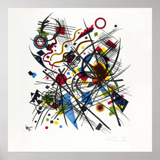 Lithograph by Kandinsky, Fine Art Poster (Front)