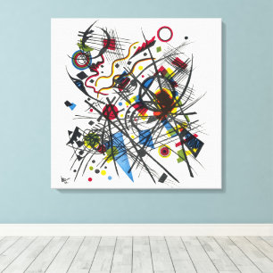 Lithograph for Vierte Bauhausmappe by Kandinsky Canvas Print