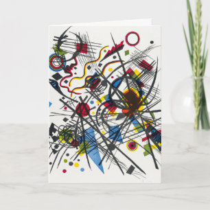Lithograph for Vierte Bauhausmappe by Kandinsky Card
