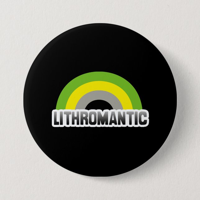 Lithromantic Pride 7.5 Cm Round Badge (Front)