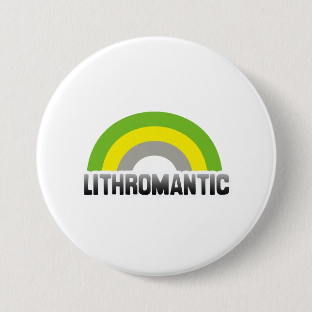 Lithromantic Pride 7.5 Cm Round Badge (Front)