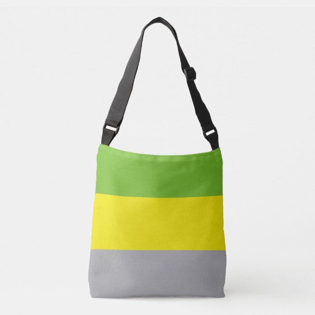 Lithromantic Pride Flag Crossbody Bag (Front)