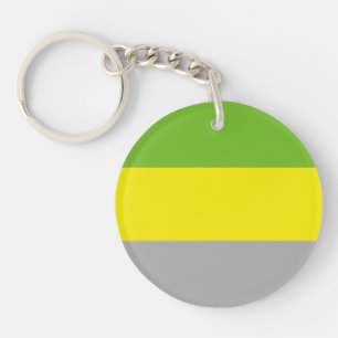 Lithromantic Pride Flag Key Ring