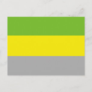 Lithromantic Pride Flag Postcard