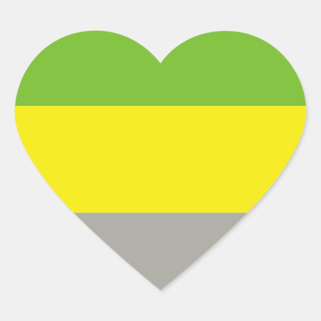 LITHROMANTIC PRIDE HEART STICKER (Front)