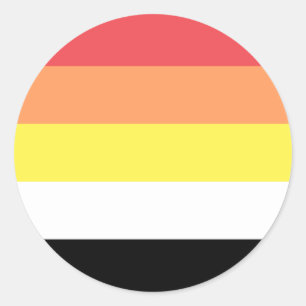 Lithsexual Pride Flag Classic Round Sticker