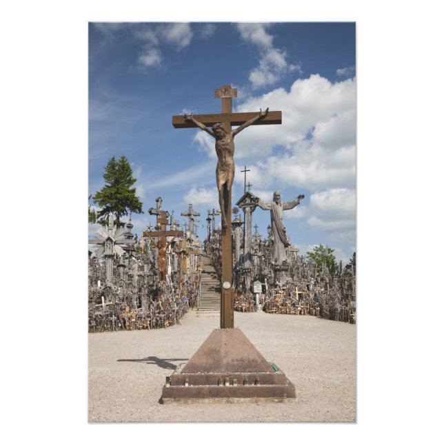 Lithuania, Central Lithuania, Siauliai, Hill 4 Photo Print (Front)