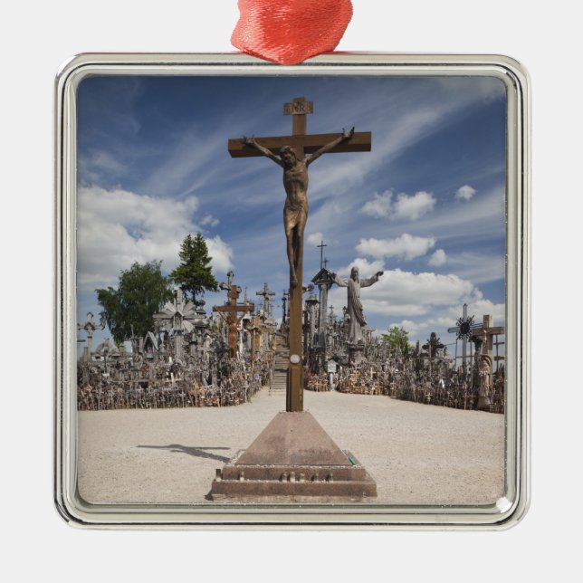 Lithuania, Central Lithuania, Siauliai, Hill 6 Metal Tree Decoration (Front)