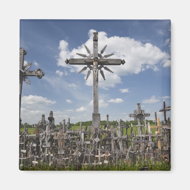 Lithuania, Central Lithuania, Siauliai, Hill 7 Magnet (Front)