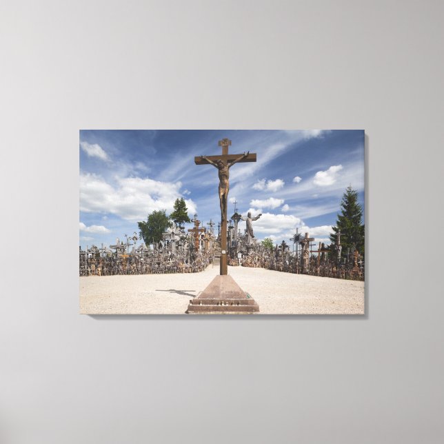 Lithuania, Central Lithuania, Siauliai, Hill Canvas Print (Front)