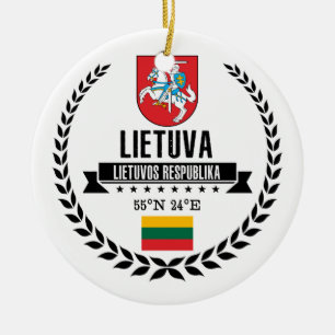Lithuania Ceramic Tree Decoration