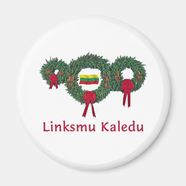 Lithuania Christmas 2 Magnet (Front)