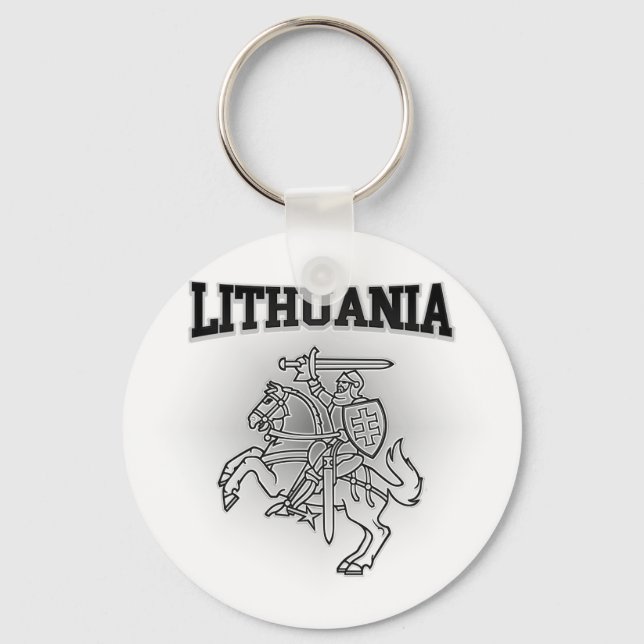 Lithuania Coat of Arms Key Ring (Front)