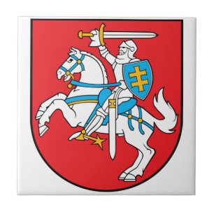 Lithuania Coat Of Arms Tile