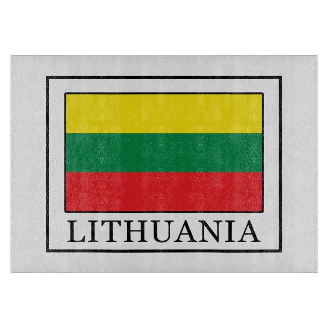 Lithuania Cutting Board (Front)
