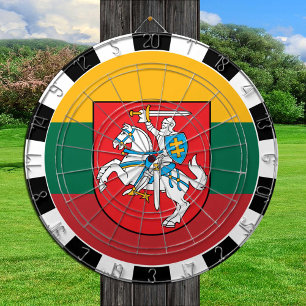 Lithuania Dartboard & Lithuanian Flag / game board