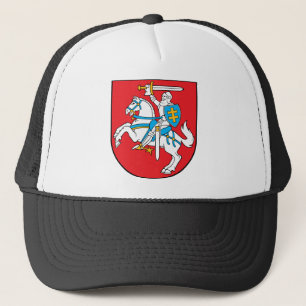 lithuania emblem trucker hat