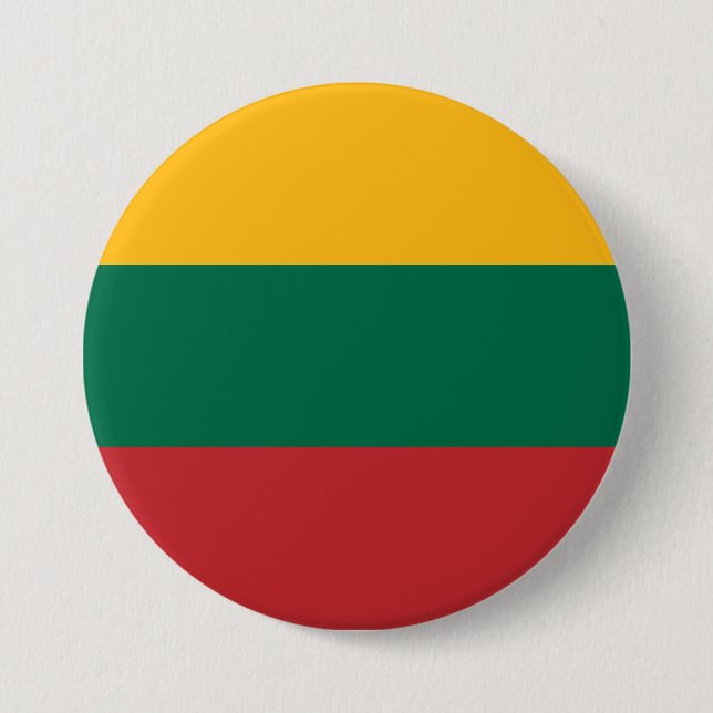 Lithuania Flag 7.5 Cm Round Badge (Front)