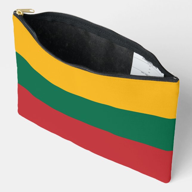 Lithuania flag accessory pouch (Open)