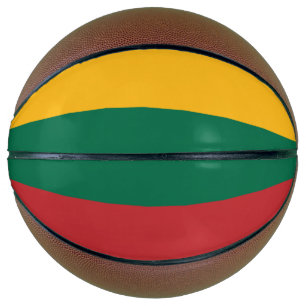 Lithuania flag basketball