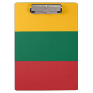 Lithuania flag clipboard