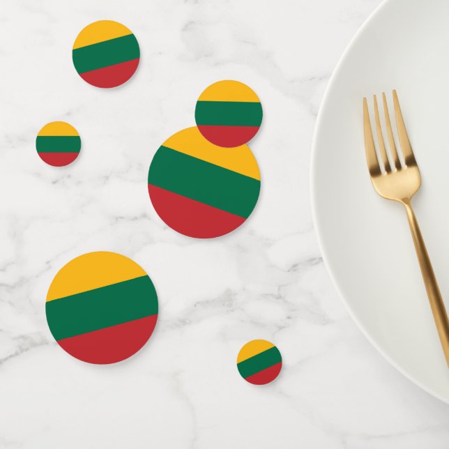 Lithuania Flag Confetti (Group)