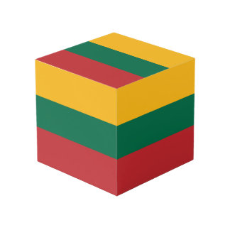 Lithuania flag cube