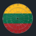 Lithuania Flag Dartboard<br><div class="desc">Lithuania Flag</div>