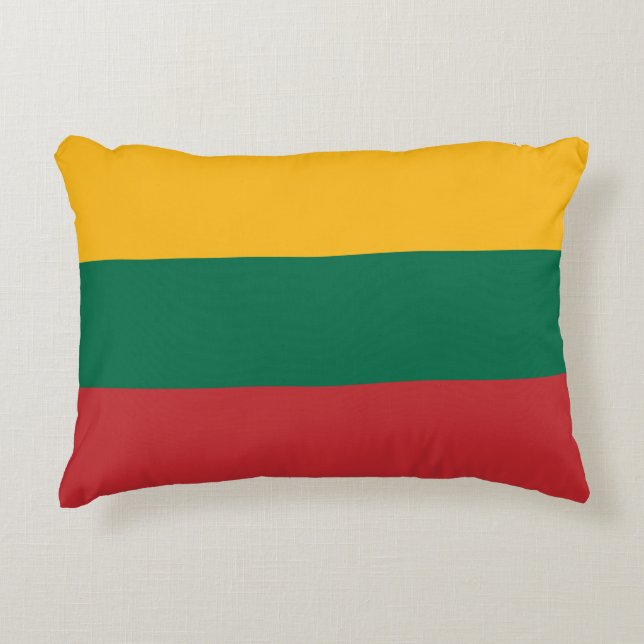 Lithuania flag decorative cushion (Front)