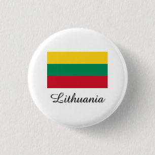 Lithuania Flag Design 3 Cm Round Badge