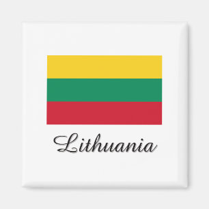 Lithuania Flag Design Magnet