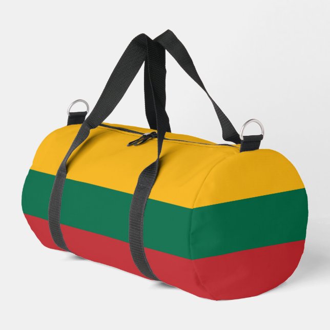 Lithuania flag duffle bag (Left Corner)