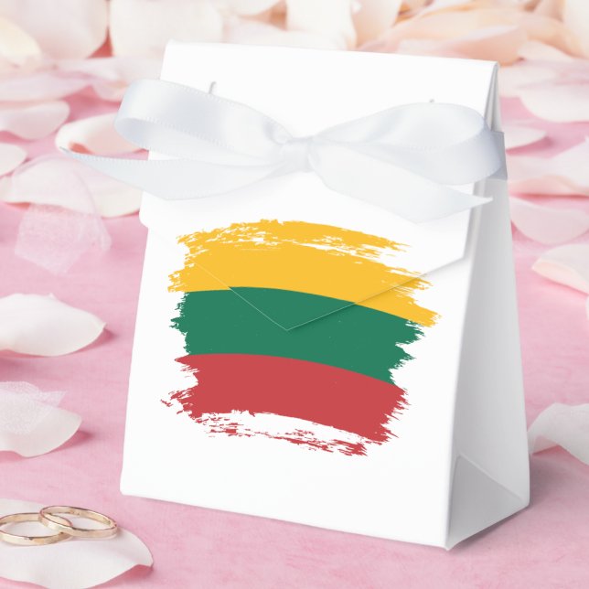 Lithuania flag favour box (Wedding)