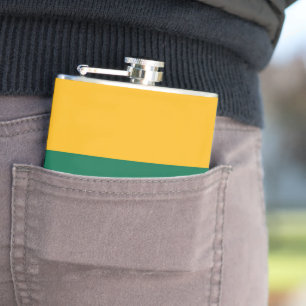 Lithuania flag hip flask