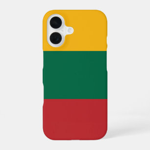 Lithuania Flag iPhone 16 Case