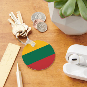 Lithuania flag key ring