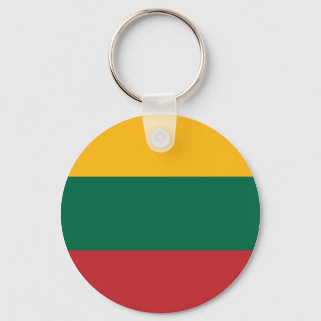 Lithuania Flag Key Ring (Front)