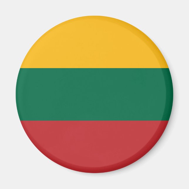 Lithuania Flag Magnet (Front)